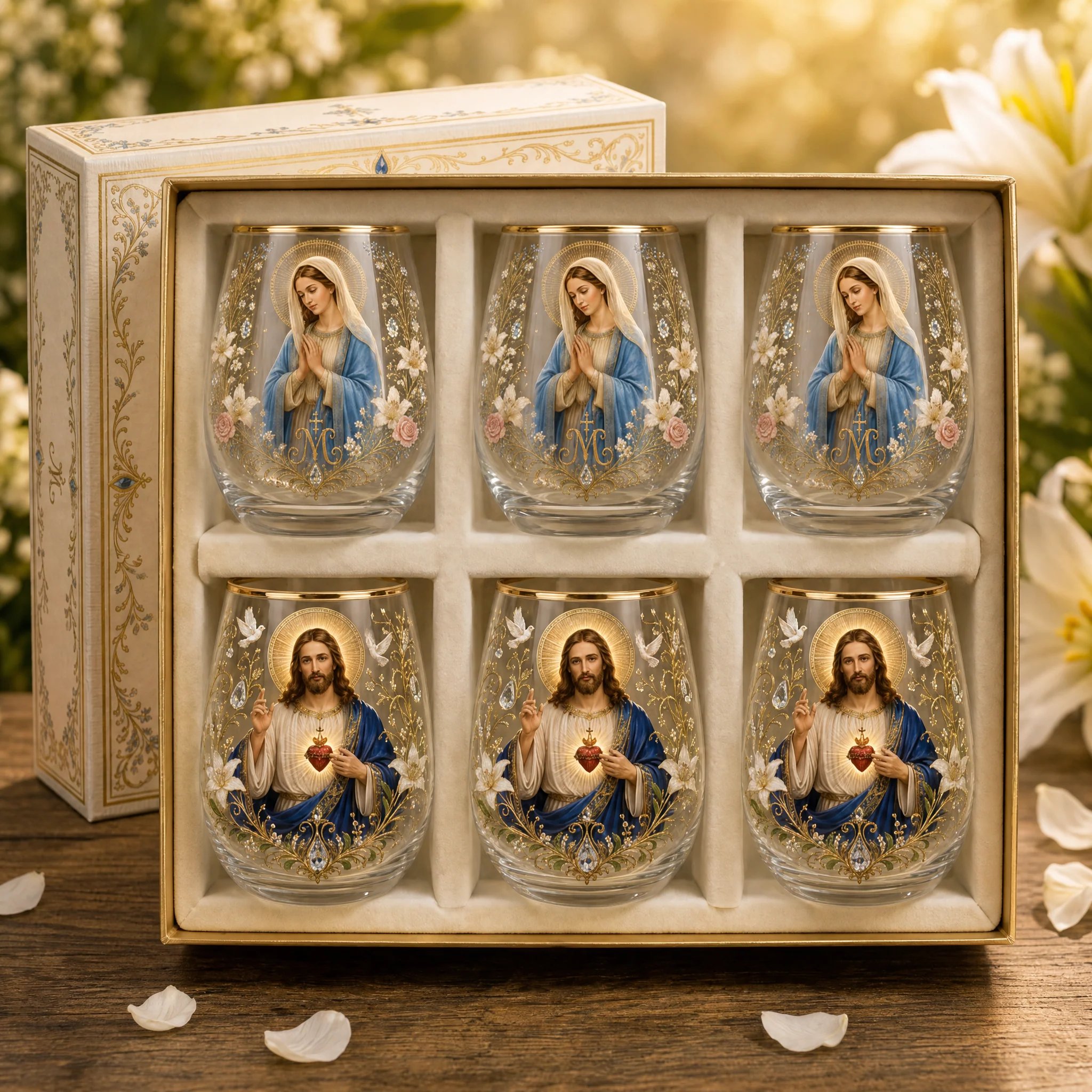🔥Last Day 50% OFF - 🙏✝️ 2026 Limited Edition “Morning Prayer” Glass Tea Cup ☀️☕ – Faith & Serenity Collection