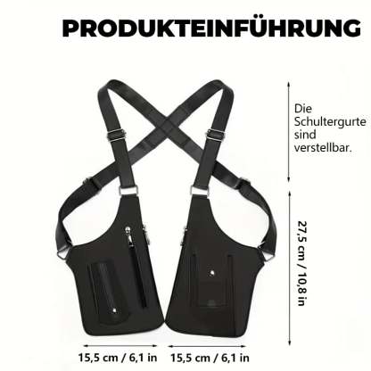 Unisex Adjustable PU Leather Shoulder Bag