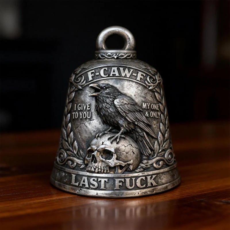 ✨Funny “F-CAW-F” Motorcycle Bell