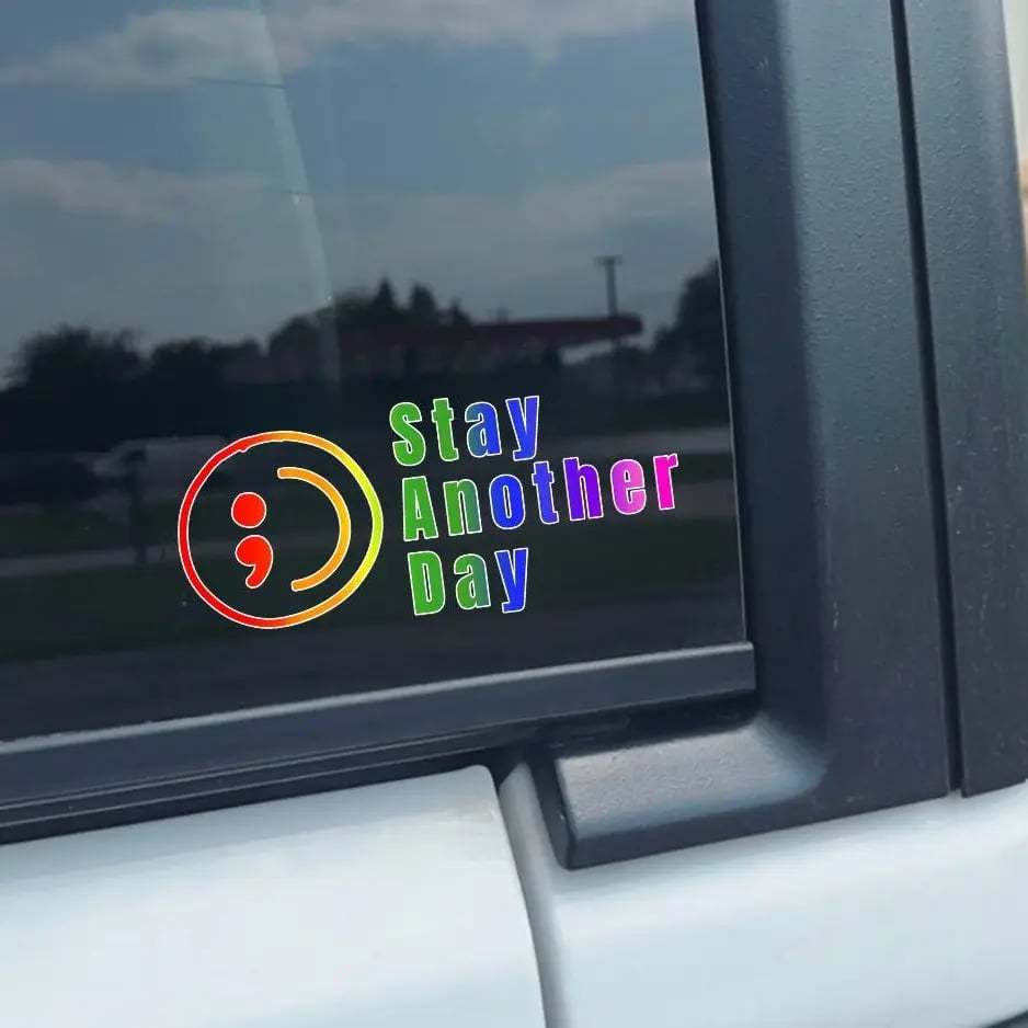 🎗️Share Pack❤️ SAD Mental Health Awareness Car Decal(5pcs)