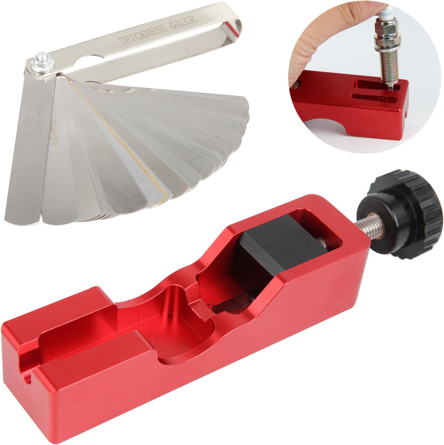 🔥HOT SALE 49% OFFF - 🛠️Spark Plug Gap Tool with Feeler Gauge
