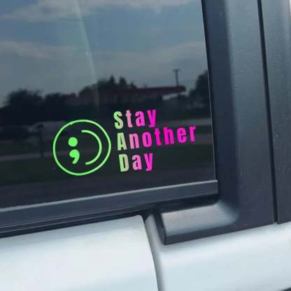 🎗️Share Pack❤️ SAD Mental Health Awareness Car Decal(5pcs)