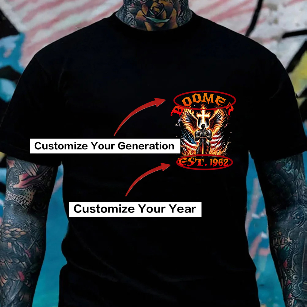 I'm A Warrior Of God The Lord Jesus Is My Commanding Officer The Holy Bible Custom Year Tshirt, Custom Year Gen X ,Boomer, Gen Y Tshirt