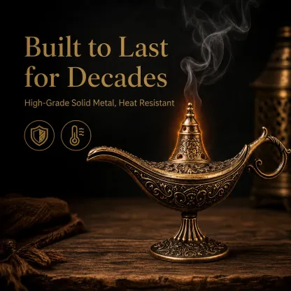 🎁Last Day Promotion 50% OFF🔥Vintage Aladdin Genie Lamp Incense Holder