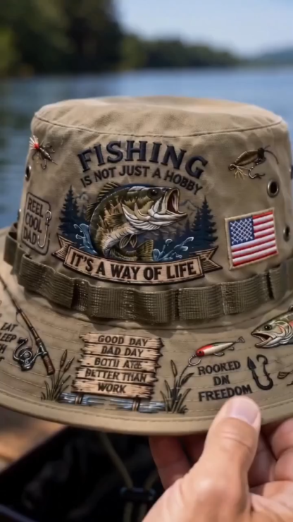 Last Day Promo: 49% OFF🎣Fishing Is a Way of Life Boonie Hat