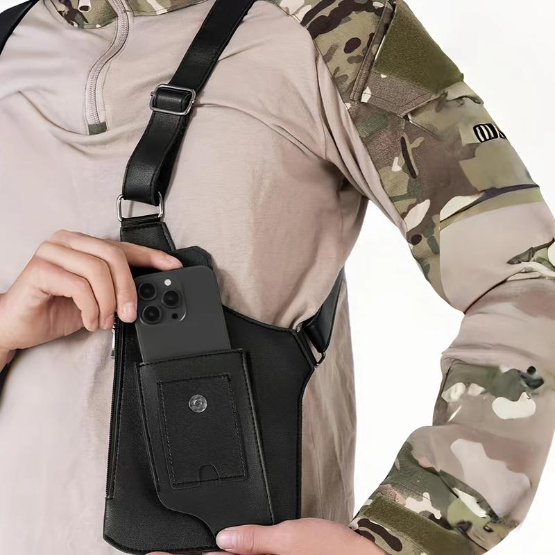 Unisex Adjustable PU Leather Shoulder Bag