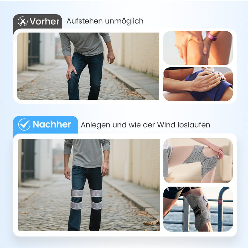 🔥Verstellbarer Booster-Knieschutz – Sommerdeal: Jetzt 50 %!🦵🌞
