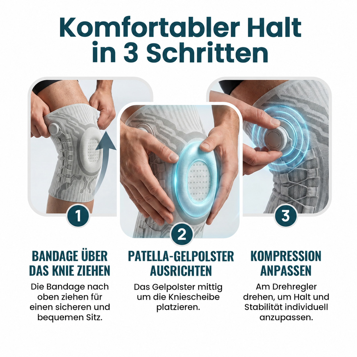 🔥Aktion am letzten Tag: 50 % Rabatt🔥Verstellbare Kniebandage