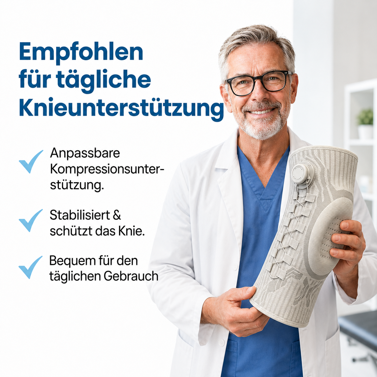 🔥Aktion am letzten Tag: 50 % Rabatt🔥Verstellbare Kniebandage