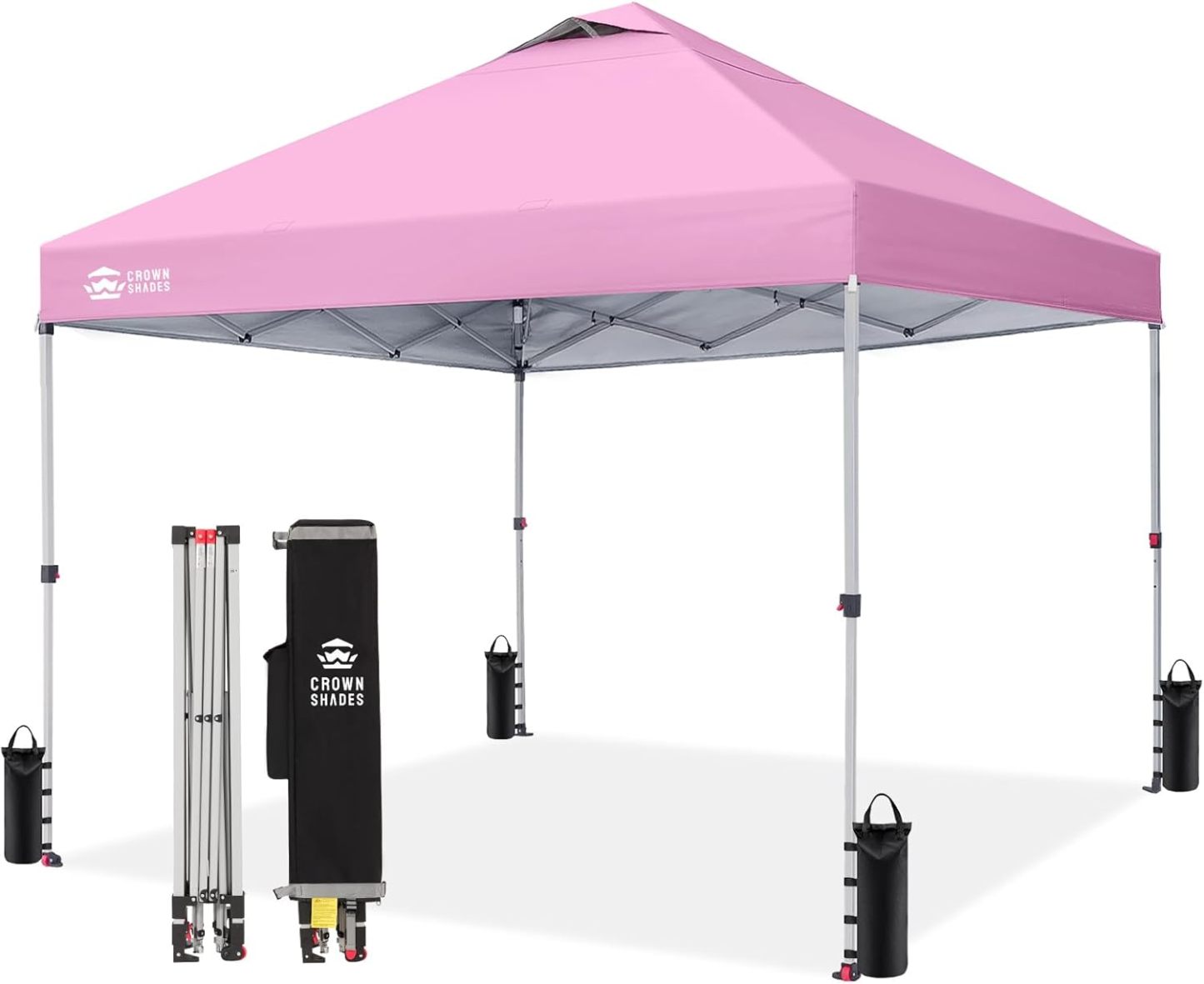 Carpa plegable de 10 x 10 pulgadas - Carpa de playa con instalación rápida - Parasol exterior para eventos, fiestas y camping - Gazebo con sistema STO-N-Go