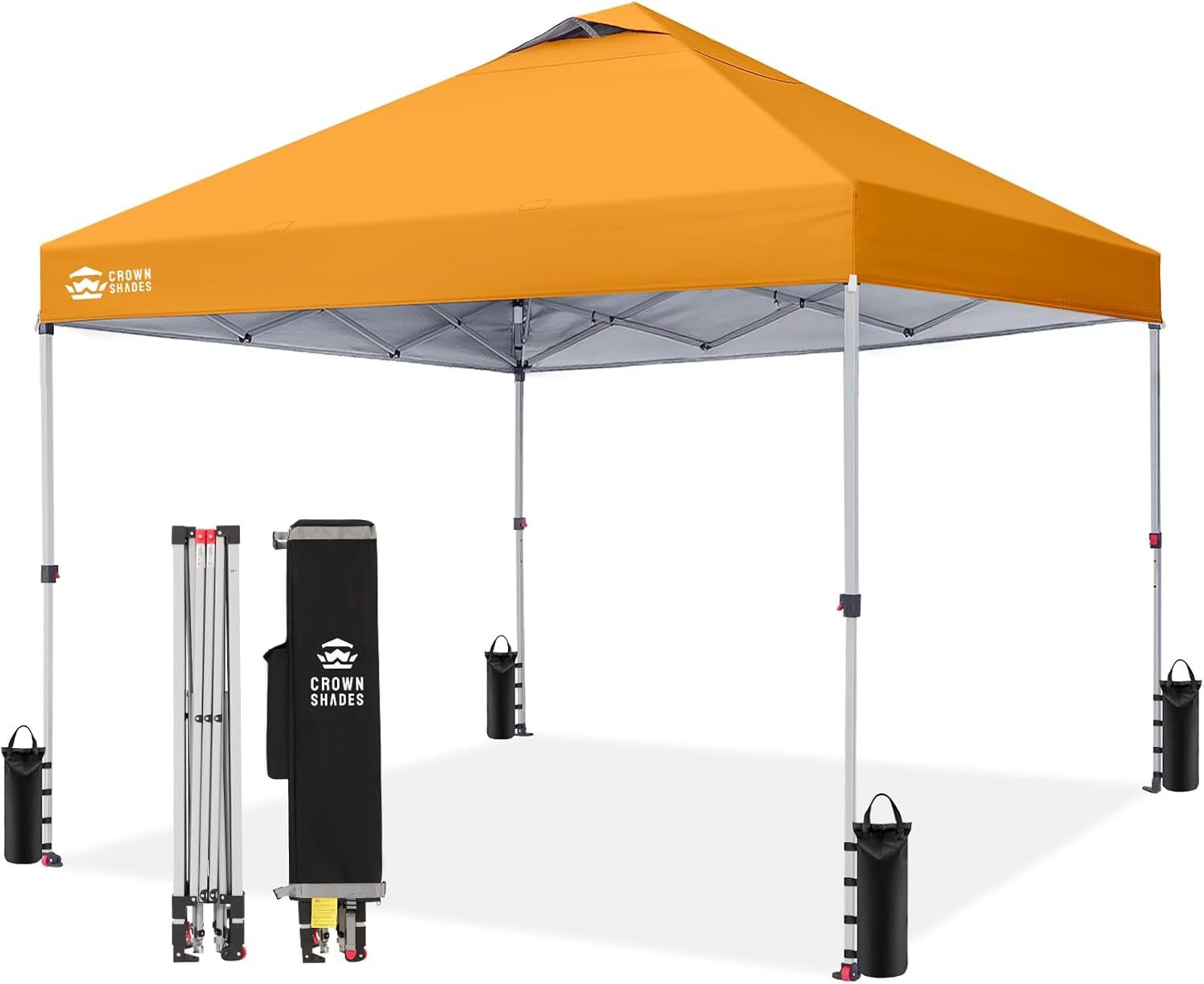 Carpa plegable de 10 x 10 pulgadas - Carpa de playa con instalación rápida - Parasol exterior para eventos, fiestas y camping - Gazebo con sistema STO-N-Go