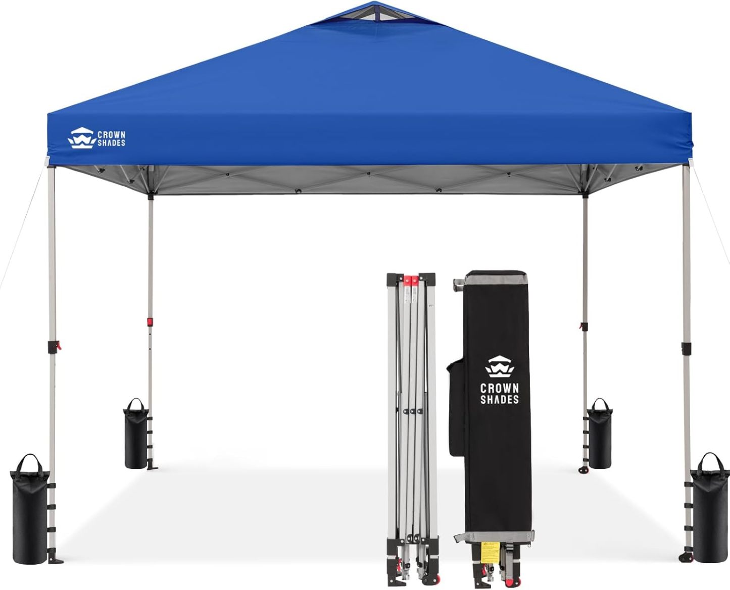 Carpa plegable de 10 x 10 pulgadas - Carpa de playa con instalación rápida - Parasol exterior para eventos, fiestas y camping - Gazebo con sistema STO-N-Go