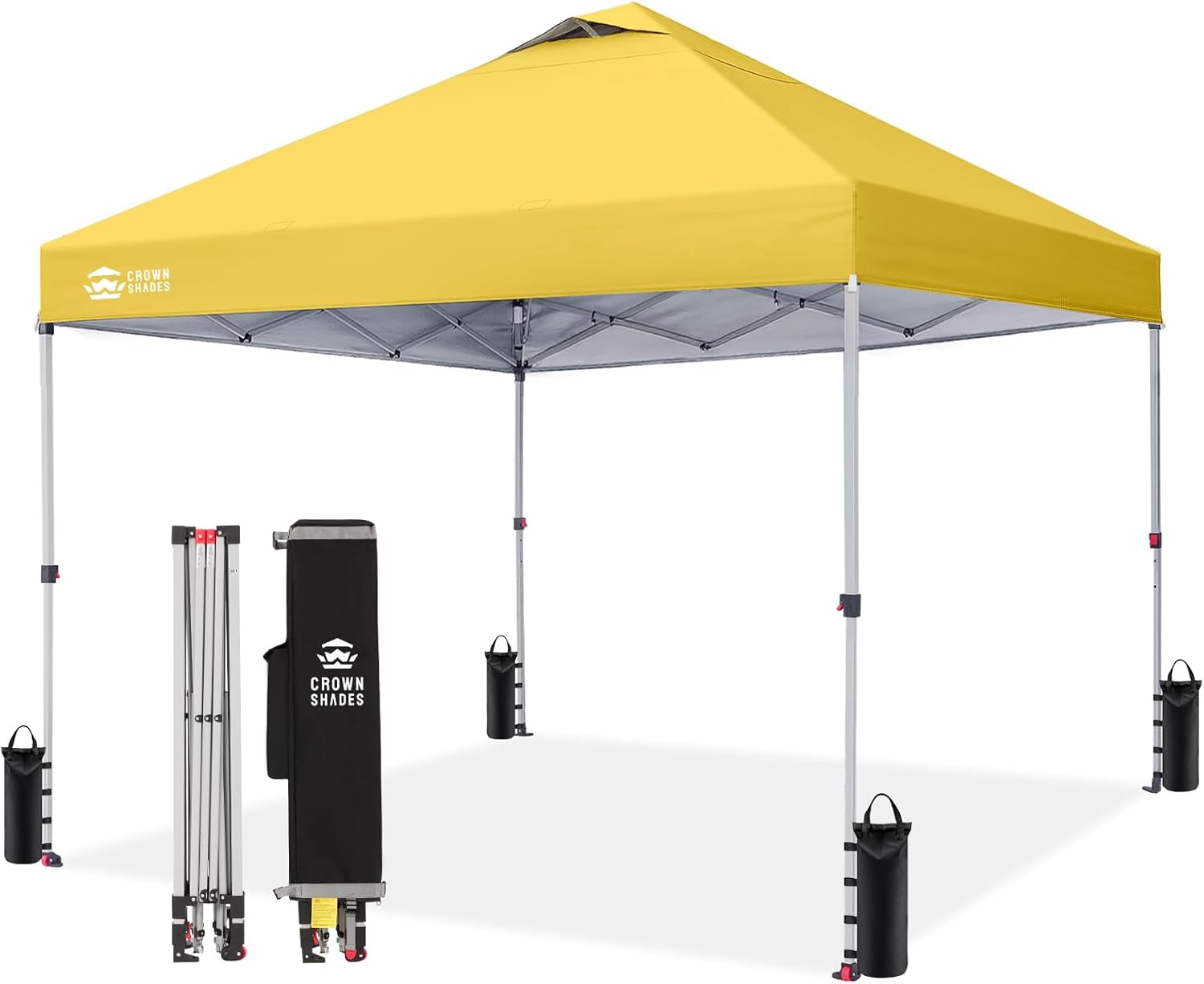 Carpa plegable de 10 x 10 pulgadas - Carpa de playa con instalación rápida - Parasol exterior para eventos, fiestas y camping - Gazebo con sistema STO-N-Go