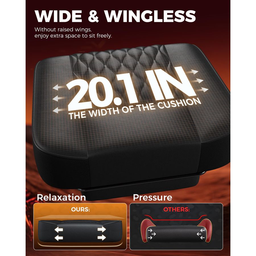 Silla gaming para personas grandes y altas con reposapiés, silla de oficina ergonómica