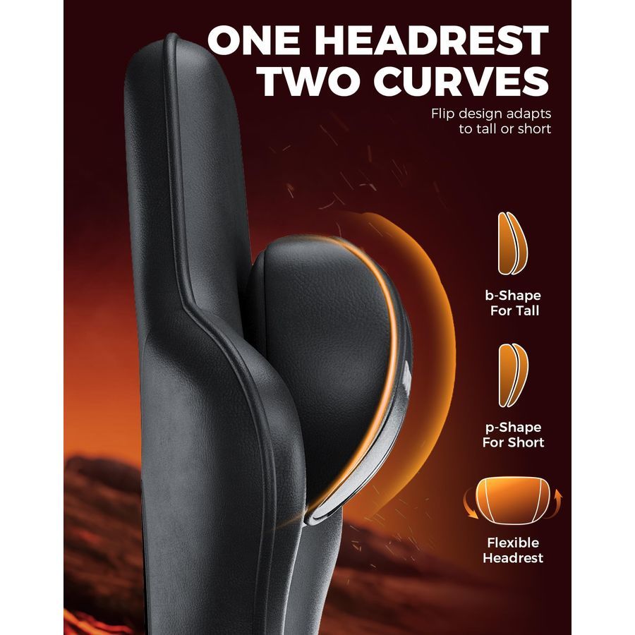 Silla gaming para personas grandes y altas con reposapiés, silla de oficina ergonómica