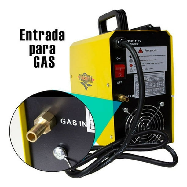 Soldadora Microalambre 120 Amp Inversora Electrodos con Careta Cables