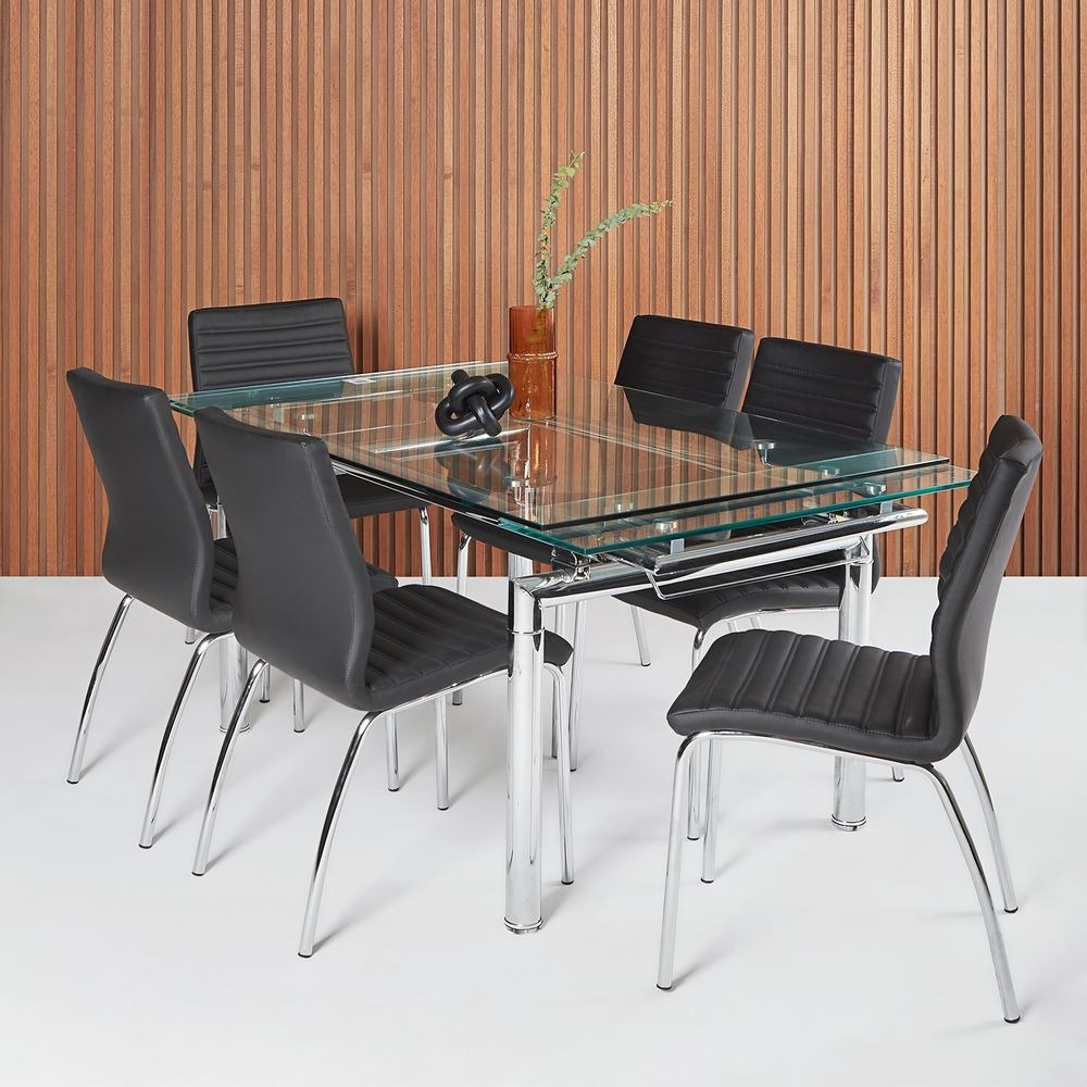 Juego de Comedor Extensible Salamanca 6 Sillas