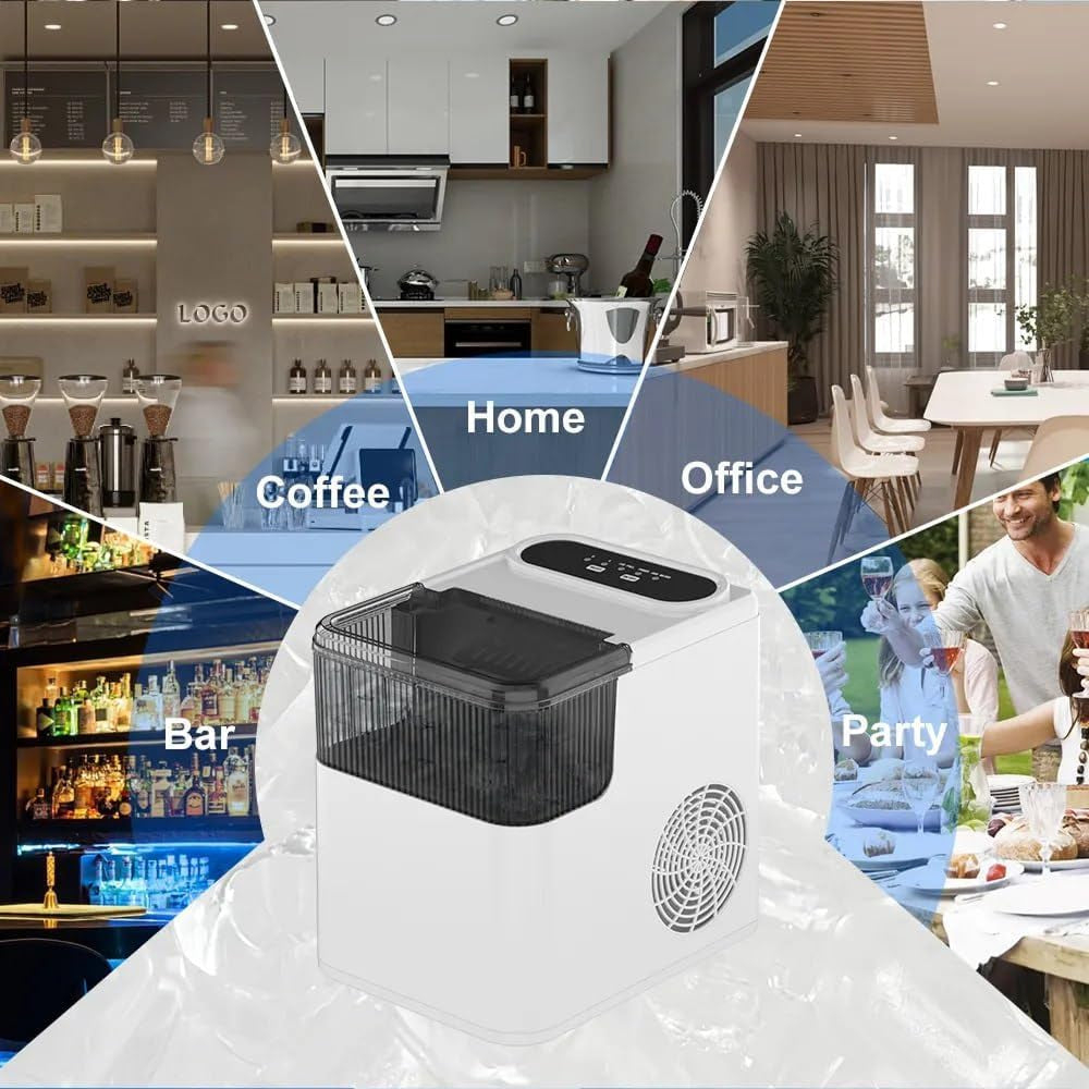 The Ultimate Compact Countertop Ice Maker Built for Modern Living
