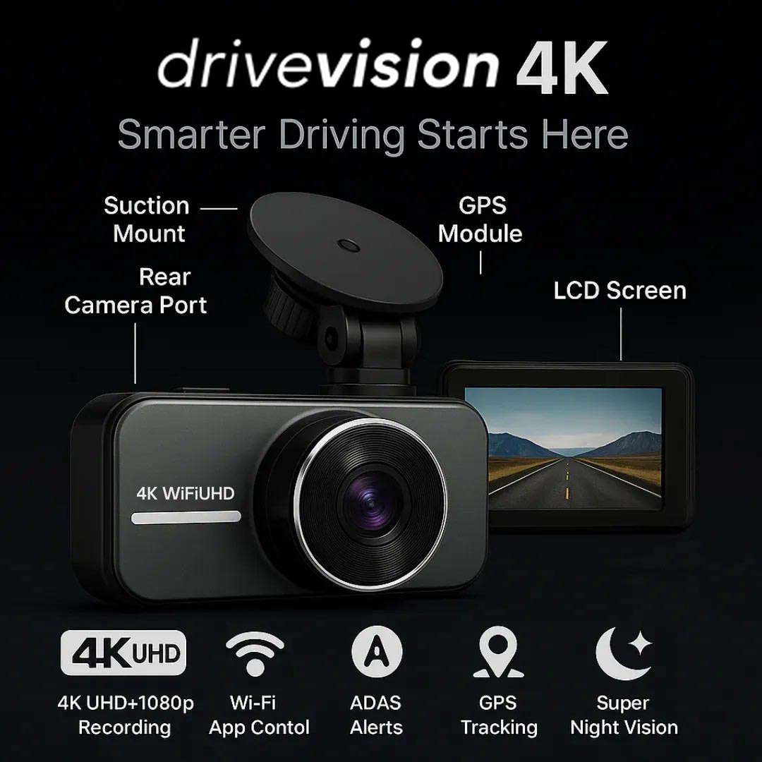 DriveVision 4K Dashcam