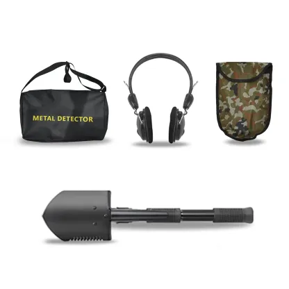 Bytech Metal Detector Accessory Package (Headphones + Trowel + Carrry Bag)