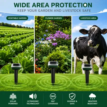 Noxrixa - 🌸Spring Sale 50% OFF☘️Solar Powered Waterproof Screw Mole Repellent