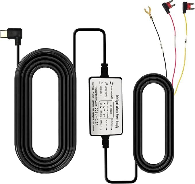 USB C Dash Cam Hardwire Kit