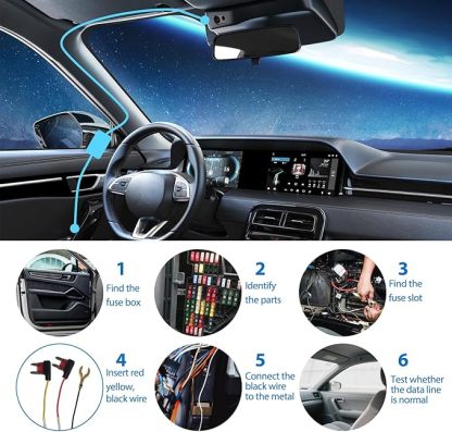 USB C Dash Cam Hardwire Kit