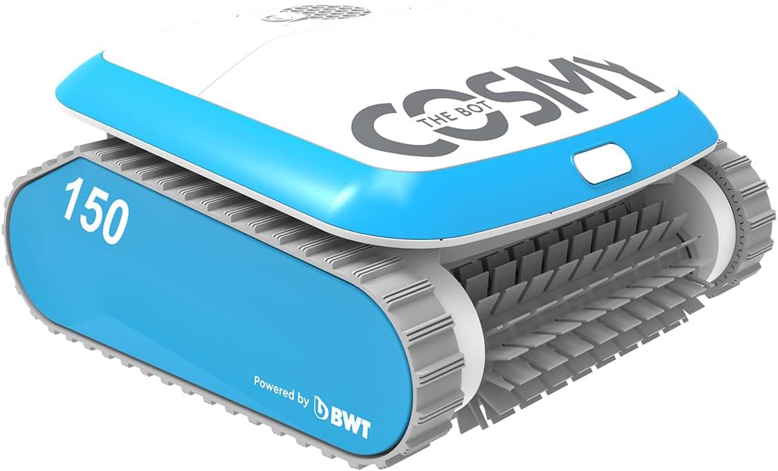 BWT Cosmy 150 robot piscina compatto pulizia pavimento pareti linea d’acqua fino a 10 m Blue Lagoon-Pinegoshop
