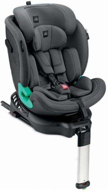 CAM S173-180 GT i-Size Seggiolino Auto, Leggero e Confortevole, 5 Punti, Carbone-Pinegoshop