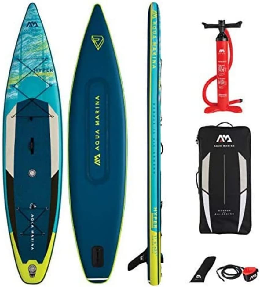 Aqua Marina Hyper Touring SUP Gonfiabile Multicolore in PVC 26,5 libbre per Pagaia-Pinegoshop