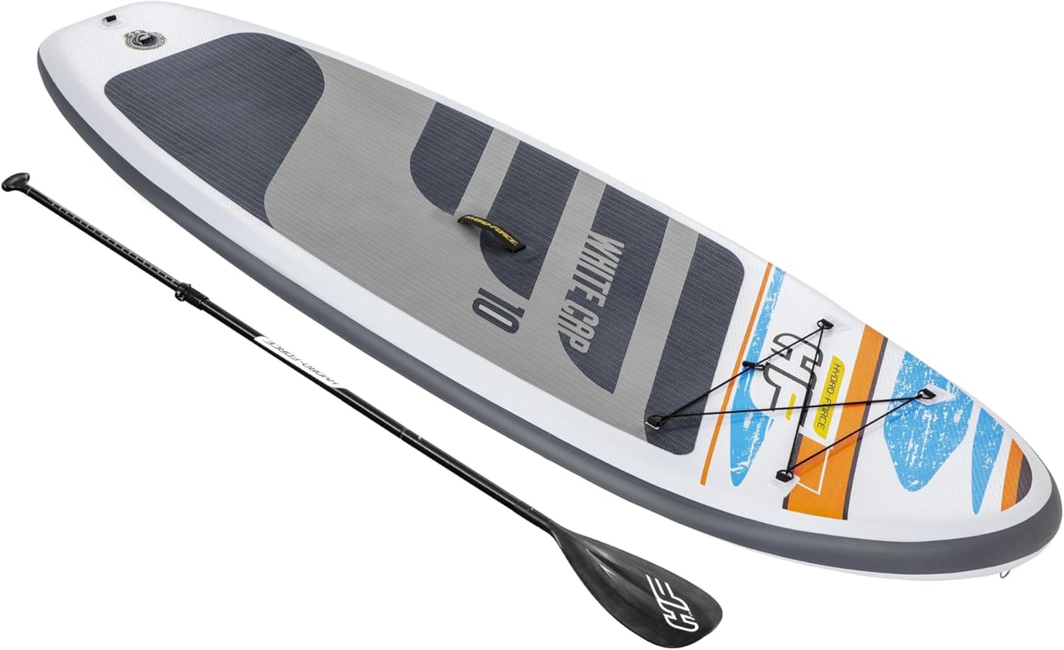 Hydro-Force SUP Gonfiabile 3 m Multicolore in Plastica con Kit Conversione Kayak Set Completo 10,14 kg-Pinegoshop