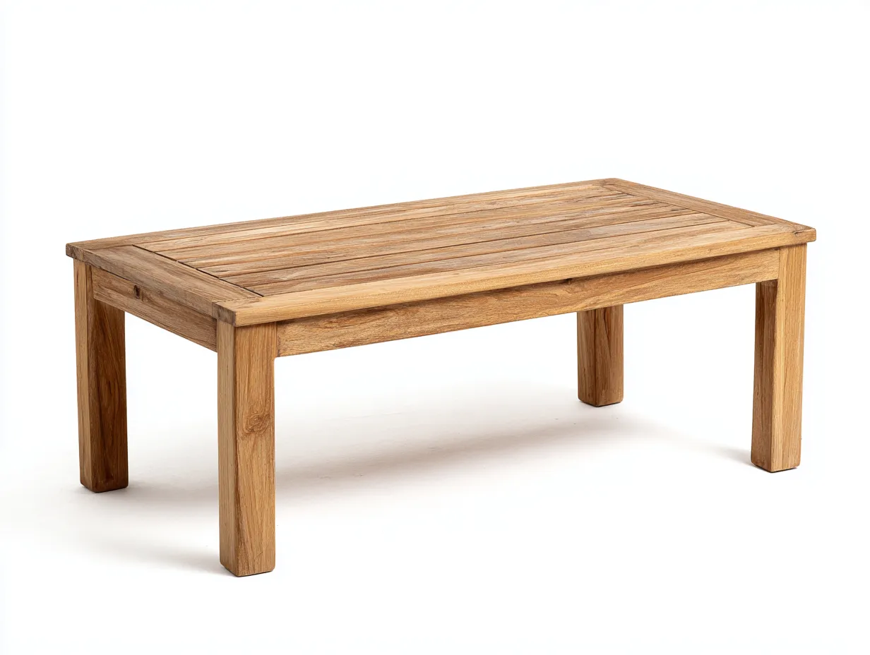 Tavolo da giardino - legno massello - 160x80x75 cm - naturale - stile naturale outdoor-Cozygethaus