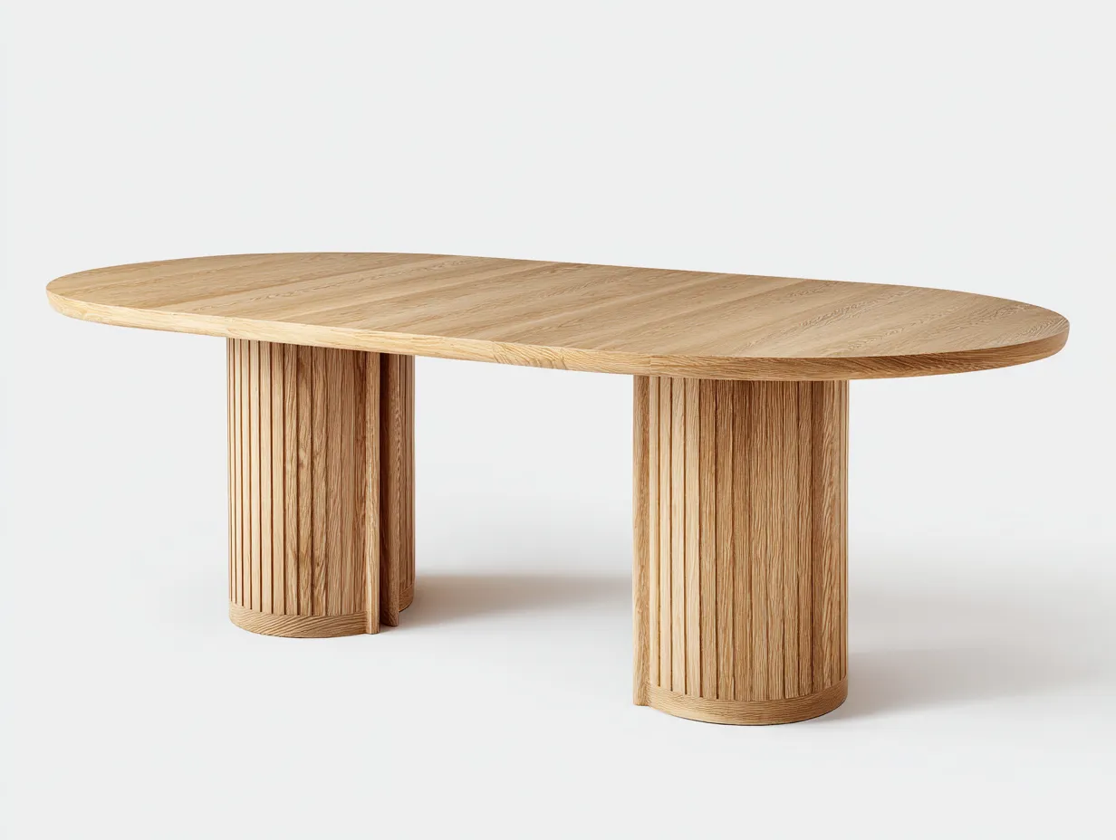 Tavolo da giardino - legno massello - 200x95x75 cm - naturale - stile contemporaneo outdoor-Cozygethaus