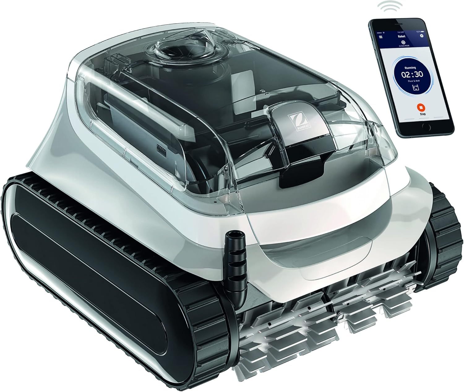 Zodiac XA 30 iQ Robot Limpiafondos Automático para Piscina hasta 12 x 6 m, Limpieza de Fondo, Paredes y Línea de Flotación, Control vía App, Tecnología Ciclónica, Cable de 18 m, Doble Filtración-Havenmyhut