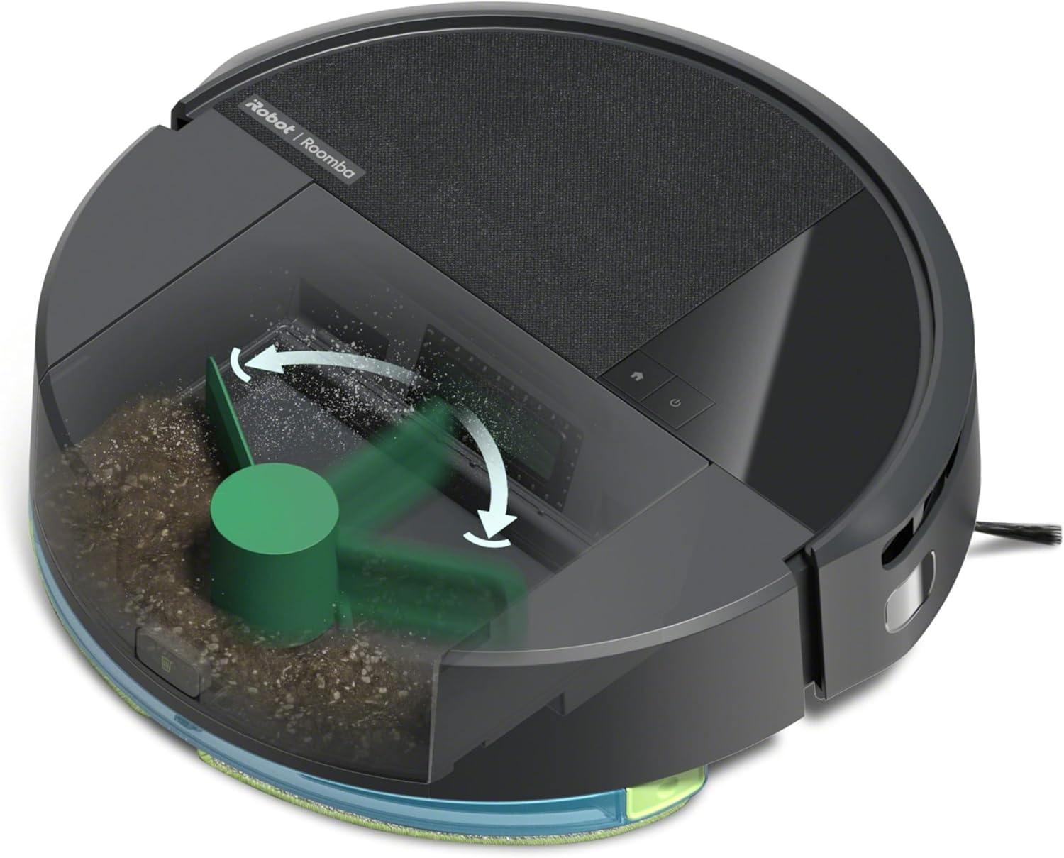 iRobot Roomba 205 DustCompactor Combo Robot Aspirador y Fregasuelos con Compactador de Suciedad, Succión 7000 Pa, Navegación LiDAR, Limpieza Multisuperficie, hasta 60 Días sin Vaciar, Control por App y Voz, Color Negro-Havenmyhut