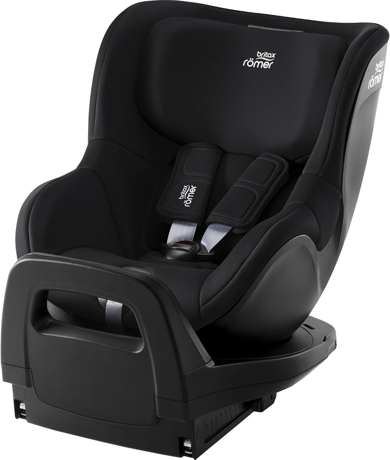BRITAX RÖMER DUALFIX 2 Z-LINE Silla de Coche i-Size con ISOFIX y Rotación 360°, Grupo 0+1 para Niños de 61-105 cm (3 Meses a 4 Años, Máx. 19 kg), Arnés de 5 Puntos, Color Space Black-Havenmyhut