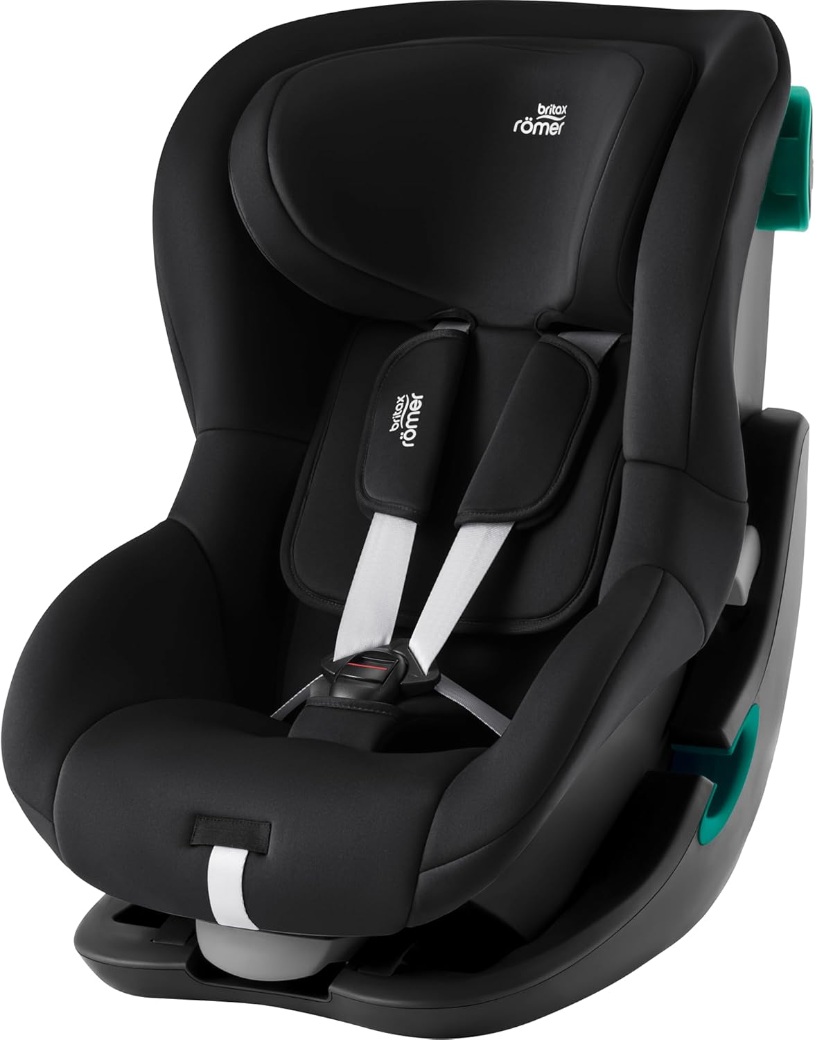 BRITAX RÖMER KING PRO i-Size Silla de Coche Infantil sin ISOFIX, Instalación con Cinturón de Seguridad, para Niños de 76-105 cm (15 Meses a 4 Años aprox., Máx. 20 kg), Arnés de 5 Puntos, Color Space Black-Havenmyhut