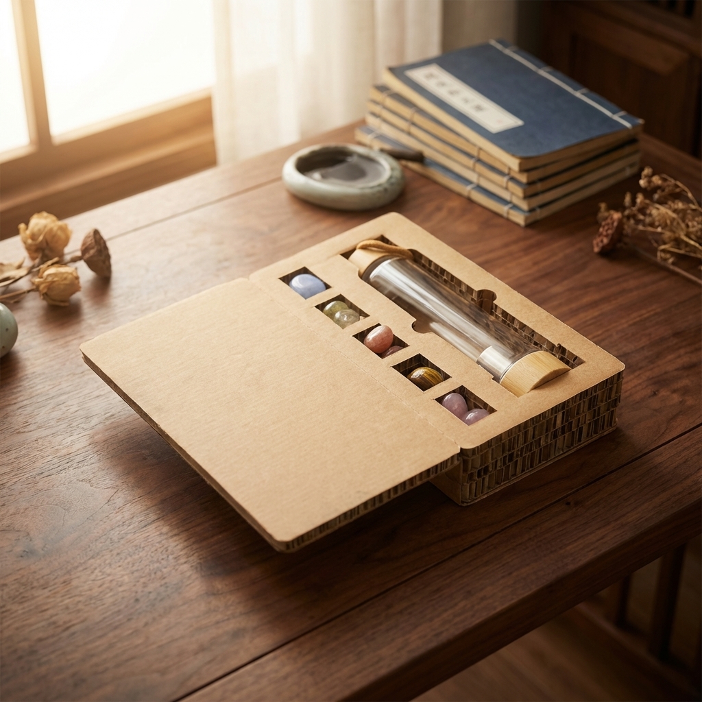 Stone Whisper — Intention Focus · BaZi Crystal Water Bottle