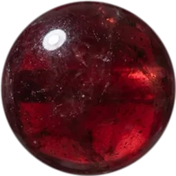 Polished Garnet bead