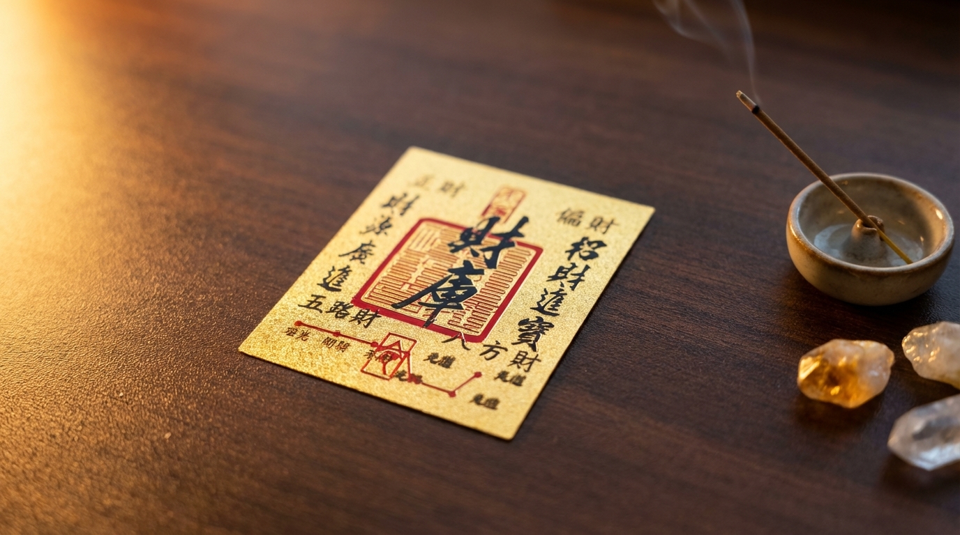 Wealth blessing card