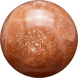Polished Sunstone bead