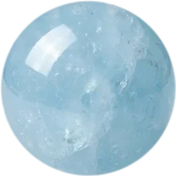 Polished Aquamarine bead
