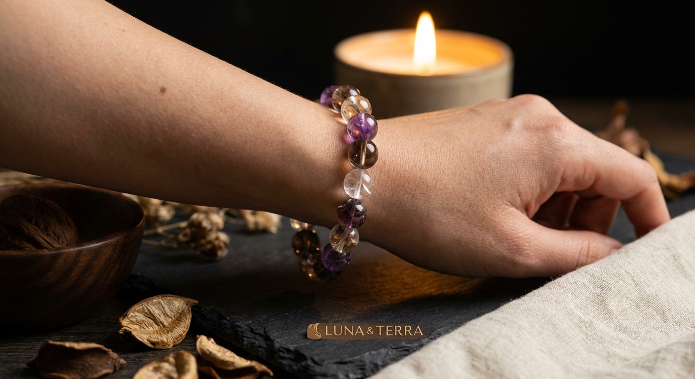 Super Seven bracelet on wrist