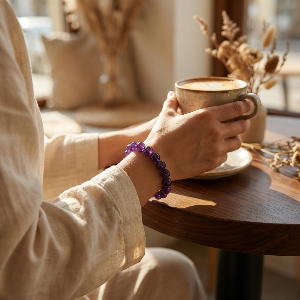 Amethyst Bracelet · 12mm