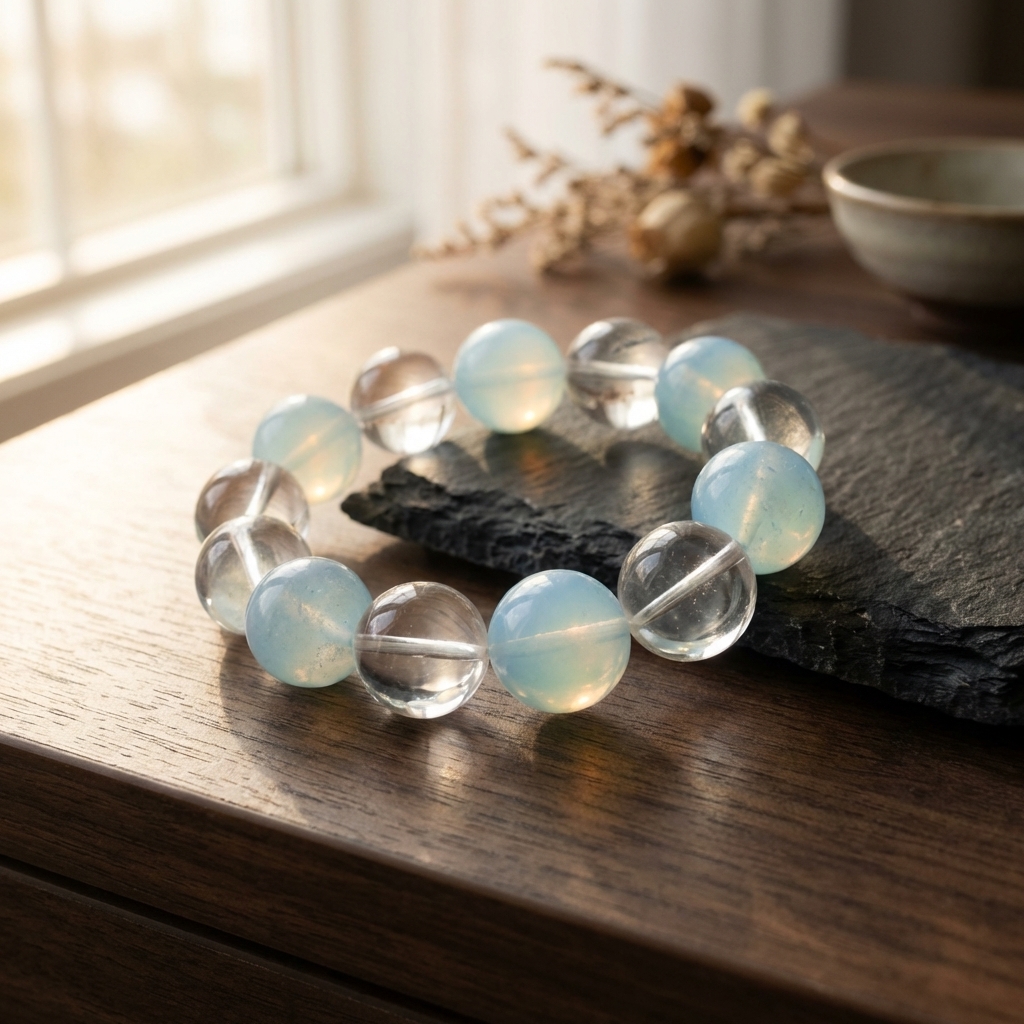 Aquamarine Bracelet · 16mm