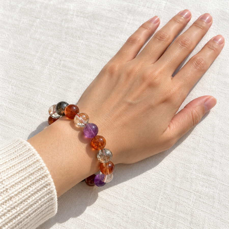 Super Seven Bracelet — on the wrist