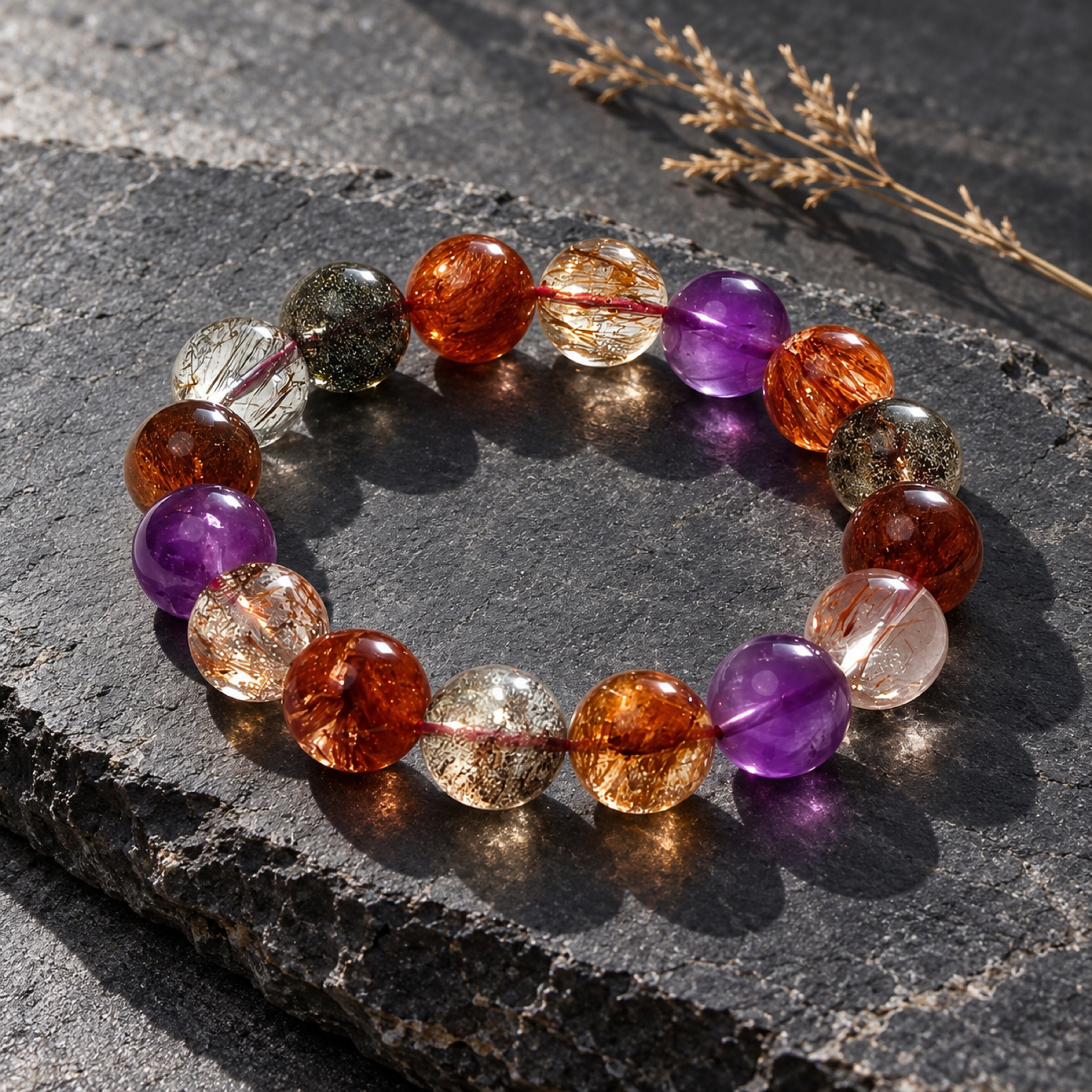 Super Seven Bracelet — styled scene