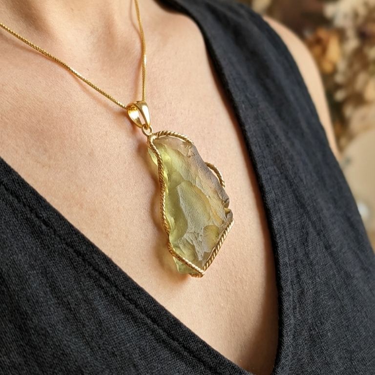 Libyan Desert Glass Pendant