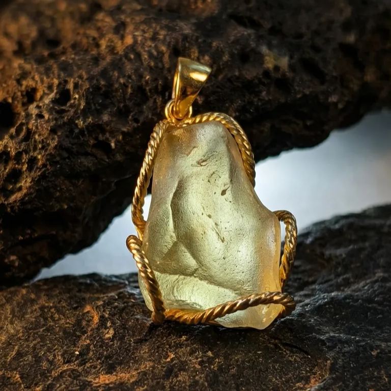 Libyan Desert Glass Pendant