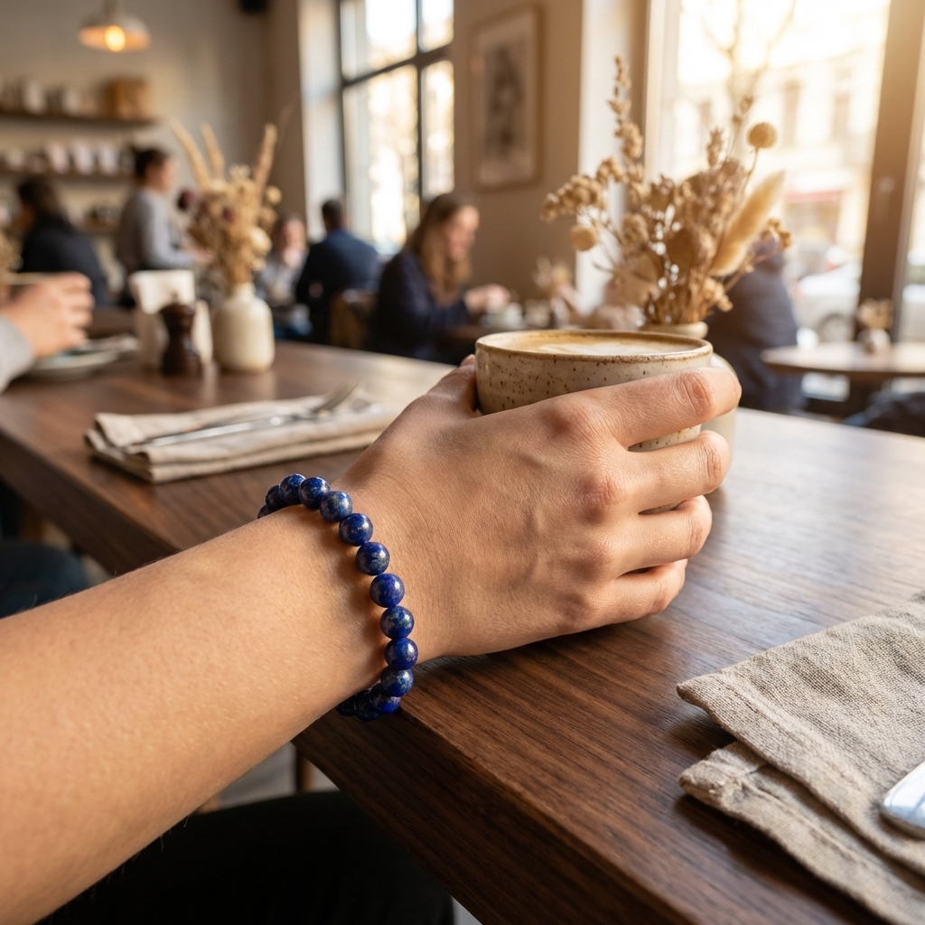 Lapis Lazuli Bracelet · 8mm